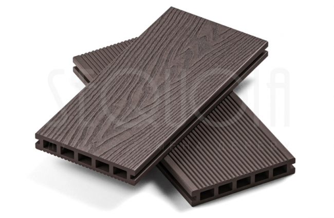 Доска террасная SEQUOIA Evolution 3D WOOD BROWN
